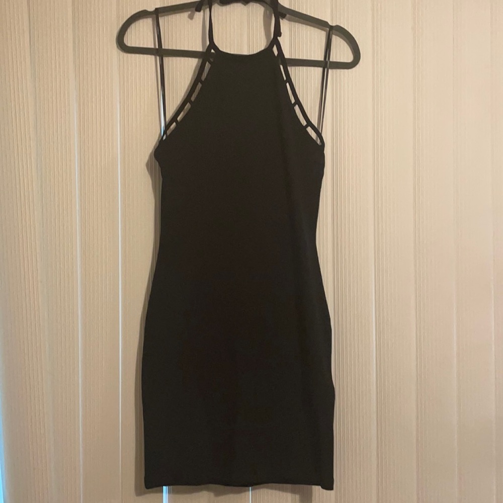 NWT Forever 21 Halter tie bodycon mini dress